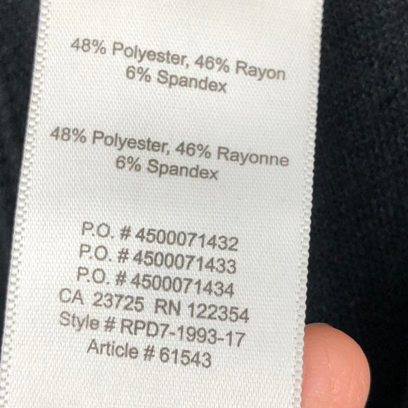 Wilfred Free Aritzia Black Hari Longsleeve Surplice Neck Wrap style Bodysuit S - Picture 10 of 16